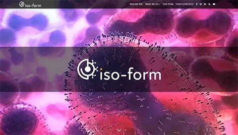iSO-FORM homepage thumbnail